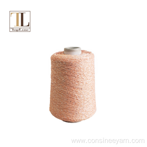 Topline new cotton blend paper yarn with sequins